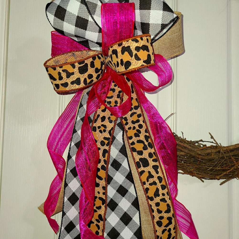 Home Decor Easter Spring Bow for Wreath